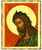 Saint John the Baptist Silk Screen Icon – Aged Edge Wood