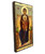 Virgin Mary Enthroned (Panagia Enthroned)  Silk Screen Icon – Aged Edge Wood