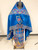 Fully-Embroidered Orthodox Priest Vestments Set — Blue-Gold-Red : SE-