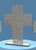 Our Father Prayer (Greek) Laser-Cut Cross with Stand
