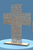 Our Father Prayer (Greek) Laser-Cut Cross with Stand