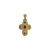Silver Cross Gold-plated with Colorful Stones