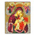 Saint Nektarios and Theotokos (Sweet Kissing)  Icon Silk Screen Magnet Set of 2