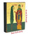 Saints Catherine and Irene Silk Screen Icon Magnets - Set of 2