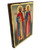 Saints Constantine (Konstantinos) and Helen (Eleni) Silk Screen Icon – Aged Edge Wood