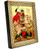 Saint George Silk Screen Icon – Eastern Style Gold & Engraved Wood