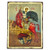 Saint Demetrios Silk Screen Icon – Aged Edge Wood