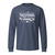 Unisex garment dye heavyweight long sleeve tee
