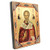 Saint Nicholas Silk Screen Icon – Eastern Style Gold & Engraved Wood