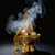 Vintage Metal Incense Burner Set, with Golden Charcoal Clip, Hanging Charcoal Incense Burner