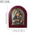 Theotokos Icon Silver Plated Handmade Wooden
