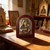 Theotokos Icon Silver Plated Handmade Wooden