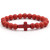 Handmade Natural Stone Cross Bracelet