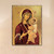 Virgin Mary Wooden Gold Plated Religious Orthodox Sacred Icon - Inspirational Icon Decor - 85063