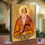 Saint Charalambous Wooden Gold Plated Religious Christian Sacred Icon - Inspirational Icon Decor - 85055