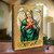 Praying Angel Wooden Gold Plated Religious Christian Sacred Icon - Inspirational Icon Decor - 85026