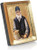 VATOPEDI MONASTERY Saint Paisios of Mount Athos - Greek Orthodox Icon on Canvas with Golden Background (13 x 10 cm)