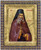VATOPEDI MONASTERY Saint Ephraim of Katounakia - Greek Orthodox Icon on Canvas with Golden Background from Mount Athos (19 x 15 cm)