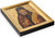 VATOPEDI MONASTERY Saint Sophronios of Essex - Greek Orthodox Icon on Canvas with Golden Background from Mount Athos (19 x 15 cm)