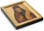 VATOPEDI MONASTERY Saint Sophronios of Essex - Greek Orthodox Icon on Canvas with Golden Background from Mount Athos (19 x 15 cm)