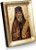 VATOPEDI MONASTERY Saint Sophronios of Essex - Greek Orthodox Icon on Canvas with Golden Background from Mount Athos (19 x 15 cm)