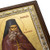 VATOPEDI MONASTERY Saint Ephraim of Katounakia - Greek Orthodox Icon on Canvas with Golden Background from Mount Athos, 23 x 20 cm