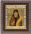 VATOPEDI MONASTERY Saint Sophronios of Essex - Greek Orthodox Icon on Canvas with Golden Background from Mount Athos, 17 x 15 cm