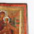 VATOPEDI MONASTERY Panagia Pantanassa 7th-century Embossed Wooden Aged Icon on Canvas with Golden Background from Mount Athos (22 x 18 cm)