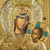 VATOPEDI MONASTERY Mother Of God Vimatarissa Replica of Miraculous Icon from Mount Athos (43 x 27 cm) - Round