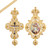 ZD019+ZD020 Classic Europe Gold Greek Orthodox Pectoral Cross and Panagia Necklace of Religious Gift for Church Priest Bishop