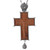 Orthodox Christian Pectoral Pendant Religion Wood Alloy Cross Necklace Ornate Crucifix Jesus Orthodox Priest