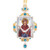 Orthodox Religious  Pectoral Cross Brass Necklace Silver Gold Plated Multi-Rhinestones for Gift Occasions ODM OEM