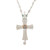 Orthodox Bishop Pectoral Cross Necklace with Customize Holy Jesus Crucifix Pendant Gold Plated Strand Chain for Priests