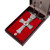 Orthodox Bishop Pectoral Cross Necklace with Customize Holy Jesus Crucifix Pendant Gold Plated Strand Chain for Priests