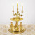 Orthodox Vigil Set, Triple Candlestick with Chalice
