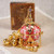 Orthodox Hanging Incense Burner, Gold Plated Zinc Alloy Thurible Censer with Bells and Enamel Floral Design, 6.5" Byzantine Liturgical Censer for Church Rituals