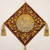 Velvet Holy Trinity Embroidered Church Decoration with Gold Tassels