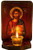 Christian Iconostasis with Jesus Christ, Handmade Mount Athos Orthodox shrine with Our Lord,Byzantine altar wall hanging wood plaque