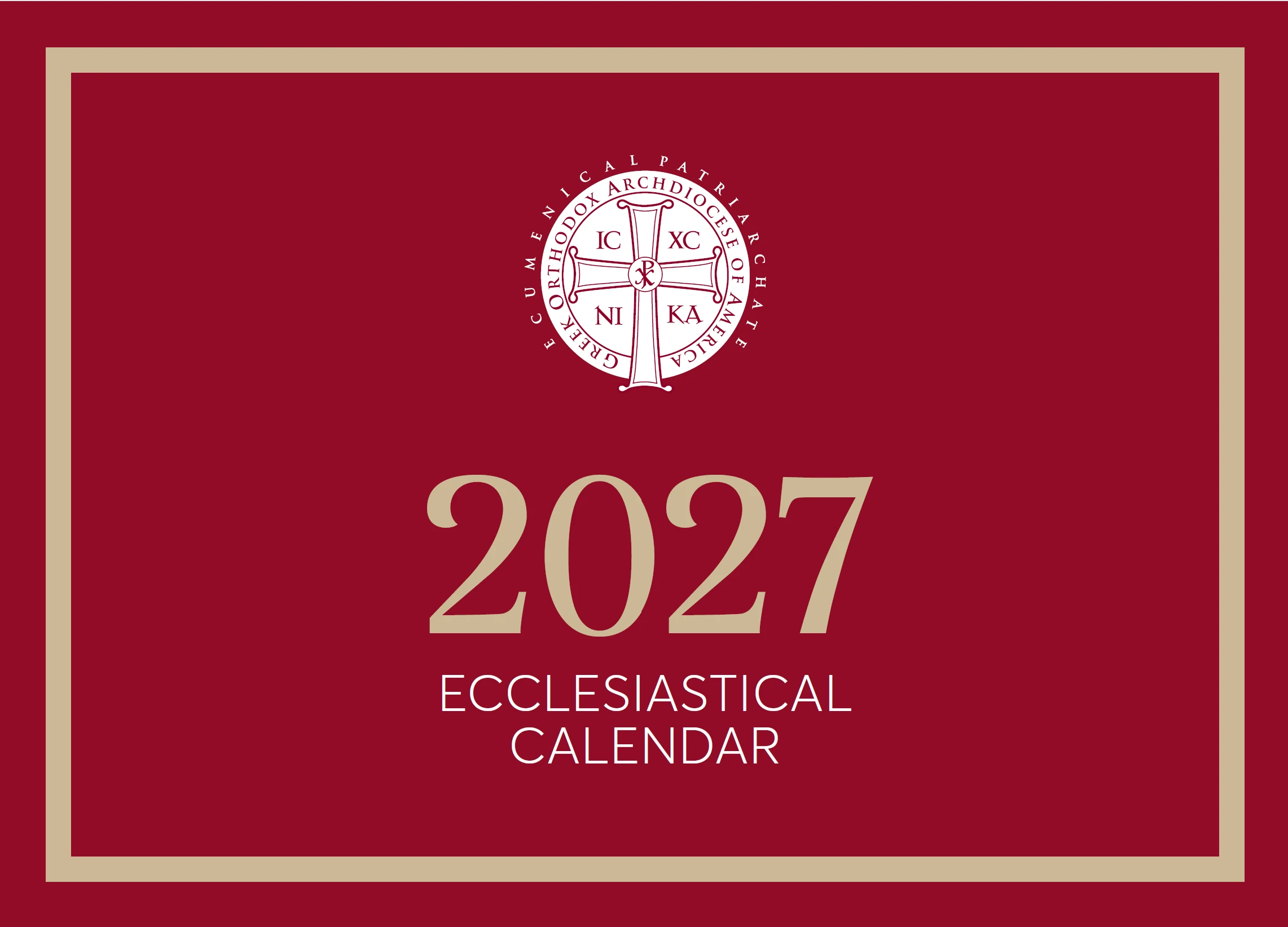 2027 Ecclesiastical Calendar