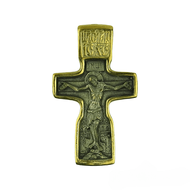 Silver Cross with the Crucifixion - Orthodox Marketplace