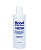 CoreTex® Hand & Skin Barrier, 8 fl oz Bottle. This product image features an 8 fl oz (237ml) white bottle of CoreTex® Hand & Skin Barrier. The label prominently displays "Hand & Skin Barrier" in blue lettering, with "SKIN SEALANT FORMULA" below it. Key benefits highlighted include: "Helps to provide a protective barrier against many common workplace substances" and "Contains Aloe Vera, Vitamins A & E." This visual emphasizes the product's role in creating an invisible protective layer for skin in industrial environments, making it ideal for preventing contact with irritants like latex, grease, and solvents.