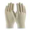 Mediumweight Natural Color String Knit Work Glove, 80 percent Cotton/20 percent Polyester blend, Reversible pattern, shown in a clean product view. Mediumweight Natural Color String Knit Work Glove, 80 percent Cotton/20 percent Polyester blend, Reversible pattern, shown in a clean product view.