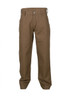 Forge FR Men's Brown Industrial Protective Canvas Pants (Style P-MFRP-5) featuring 9 oz cotton-nylon canvas blend, CAT 2 arc flash protection, and straight boot-cut leg.