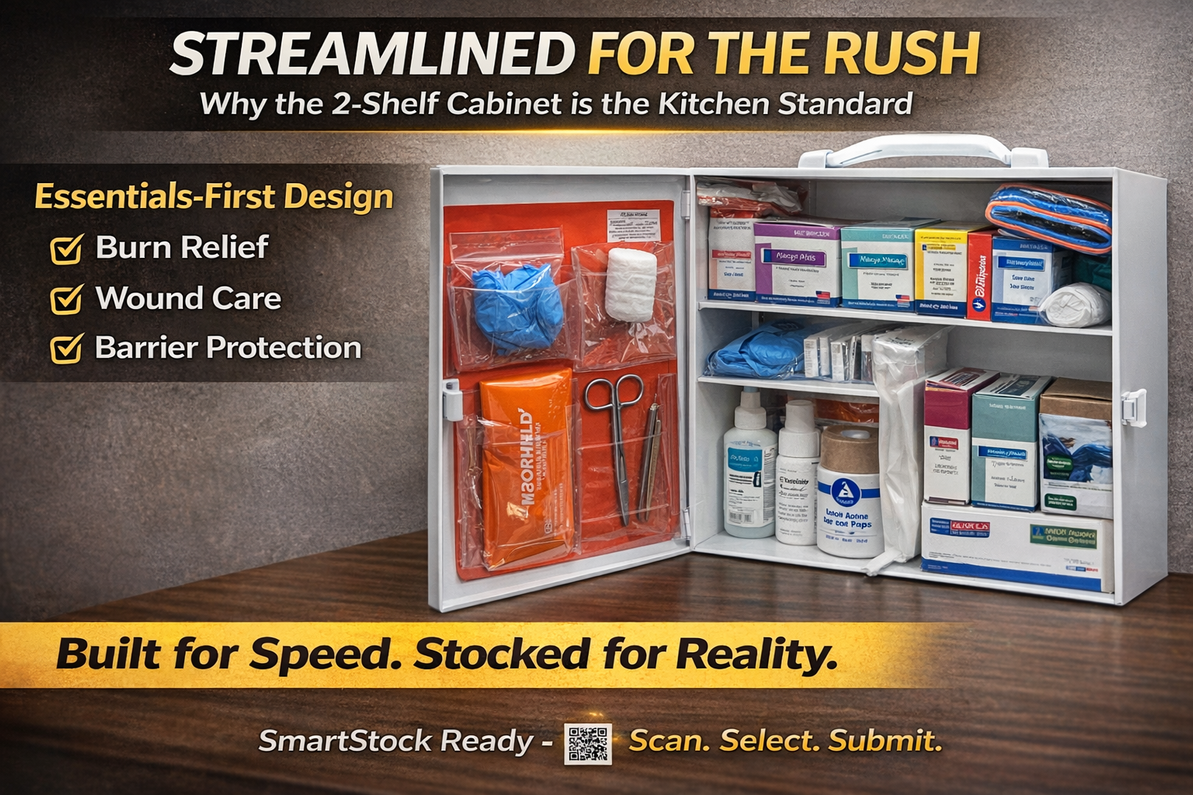 Streamlined for the Rush: Why the 2-Shelf Cabinet is the Professional Kitchen Standard