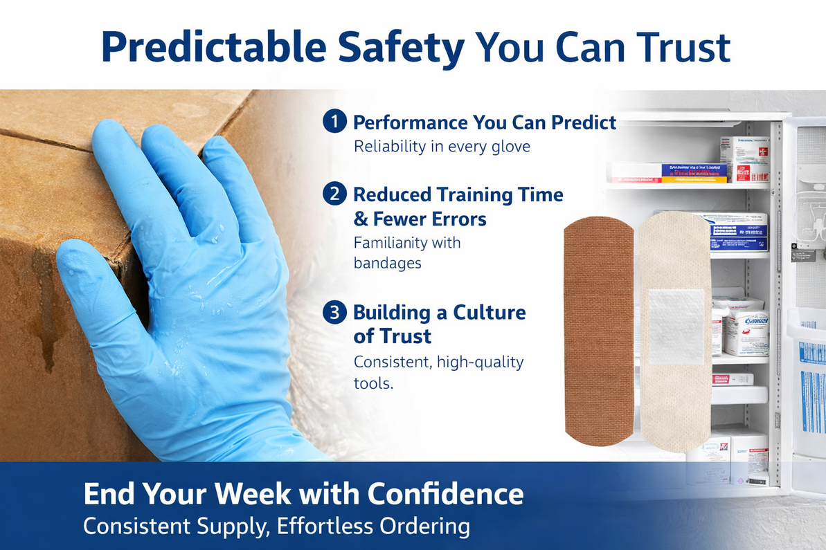 The Unsung Hero of Consistency: Why Your Team Trusts the Same Safety Supplies