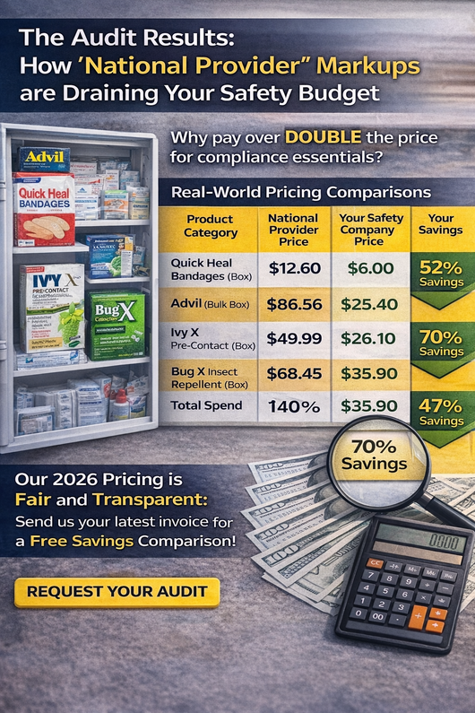 The Audit Results: How "National Provider" Markups are Draining Your Safety Budget