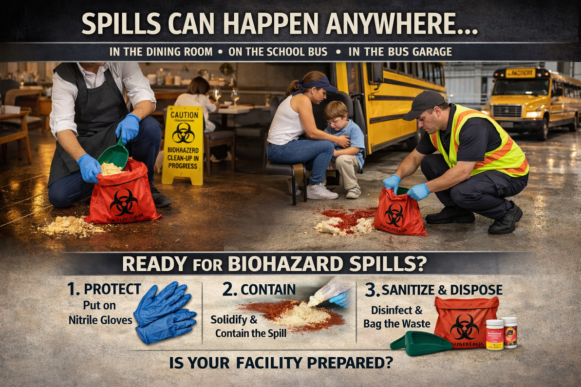 From Bus Garages to Bistros: Why Every Public Space Needs a Biohazard Plan
