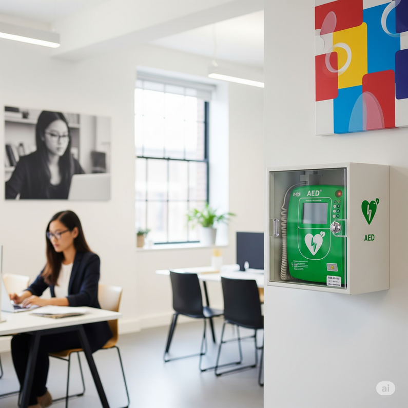 Why Every Workplace Needs an AED: A Lifesaving Investment