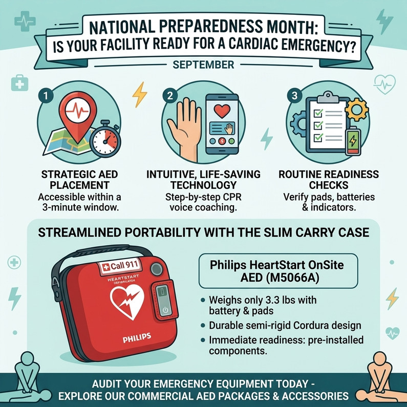 National Preparedness Month: Is Your Facility Ready for a Cardiac Emergency?
