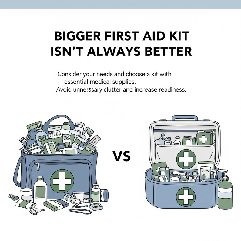 Beyond the Piece Count: Why a Bigger First Aid Kit Isn't Always Better